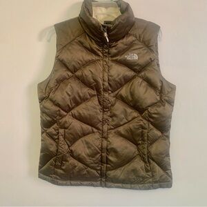 The North Face Brown Quilted Vest